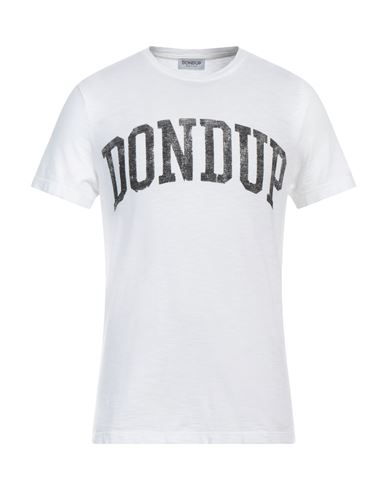 Shop Dondup Man T-shirt White Size S Cotton