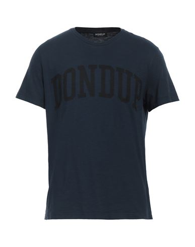 Shop Dondup Man T-shirt Navy Blue Size M Cotton