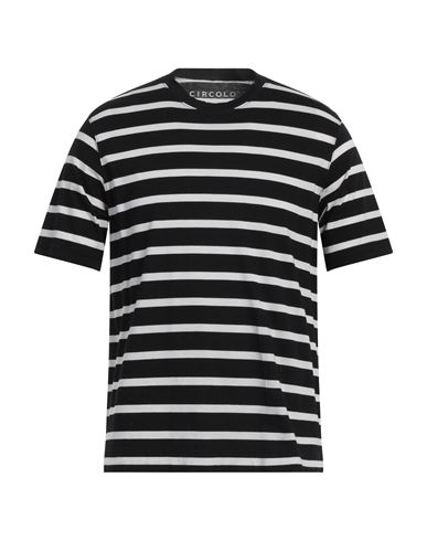 Shop Circolo 1901 Man T-shirt Black Size Xxl Cotton