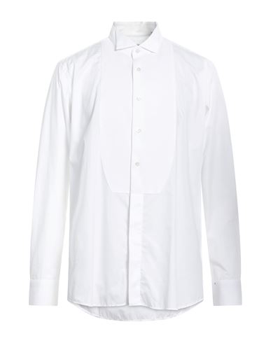 Tagliatore Man Shirt White Size 17 ½ Cotton