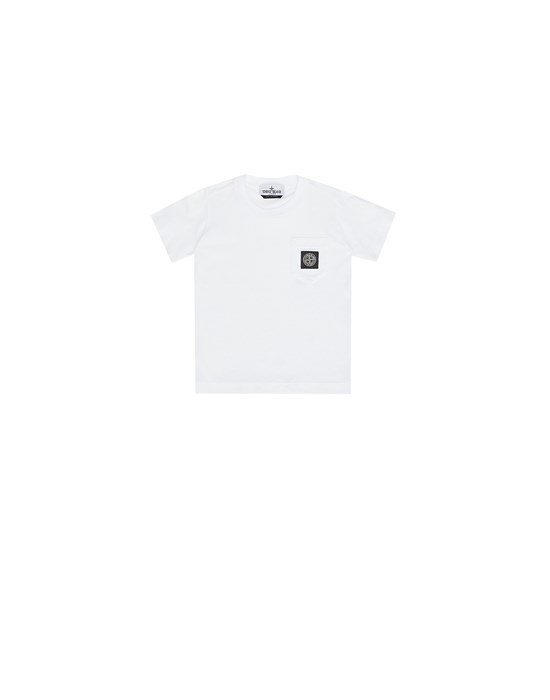 STONE ISLAND JUNIOR 20347 Short sleeve t-shirt Man White