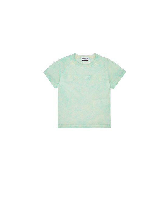  STONE ISLAND KIDS 20551 T-shirt manches courtes Homme Vert clair