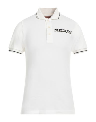 Shop Missoni Man Polo Shirt White Size Xs Cotton