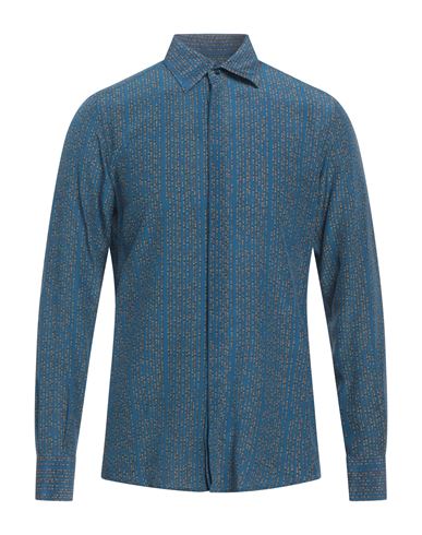 Dolce & Gabbana Man Shirt Blue Size 15 ¾ Silk
