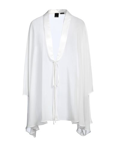 Pinko Woman Cape White Size Onesize Polyester, Elastic Fibres