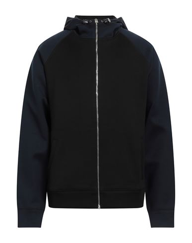 Shop Alexander Mcqueen Man Sweatshirt Black Size Xl Cotton, Polyamide