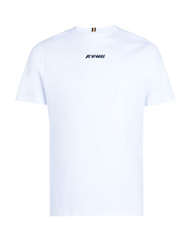 K-way Odom Established Man T-shirt White Size Xxl Cotton