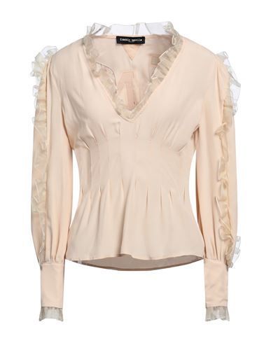 Frankie Morello Woman Top Beige Size Xs Polyester In Pink