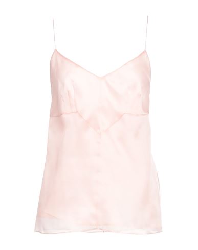 Shop Pucci Woman Top Light Pink Size 10 Silk