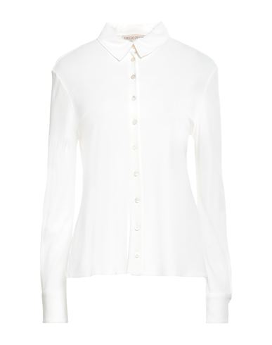 Shop Pucci Woman Shirt Ivory Size 14 Viscose, Silk In White