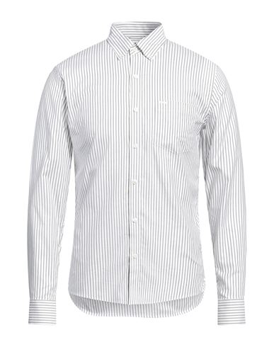 Michael Kors Mens Man Shirt White Size S Cotton, Elastane