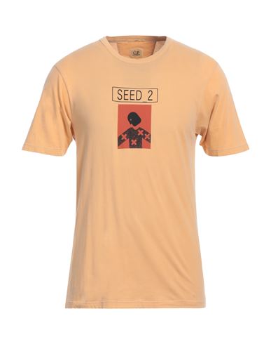 C.p. Company C. P. Company Man T-shirt Apricot Size 3xl Hemp In Orange