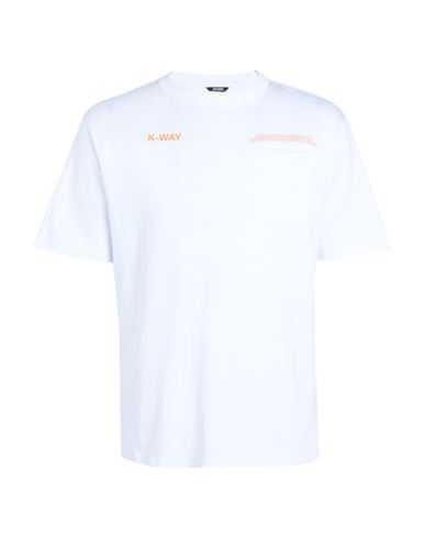 K-way Fantome Lettering - Pocket Man T-shirt White Size Xl Cotton