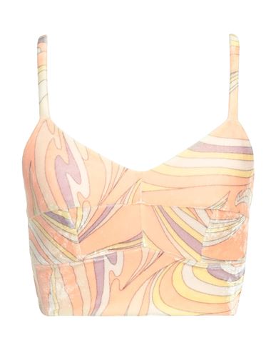 Pucci Woman Top Light Pink Size 6 Viscose, Polyamide, Elastane In Pink