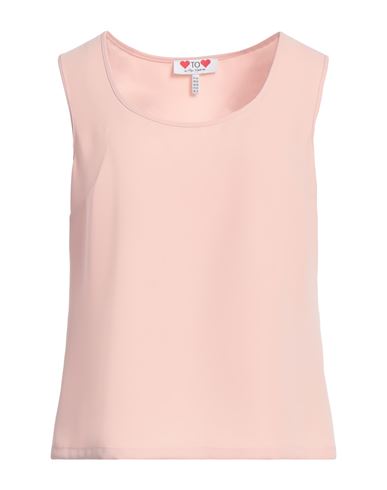 Gai Mattiolo Woman Top Blush Size 12 Polyester In Pink