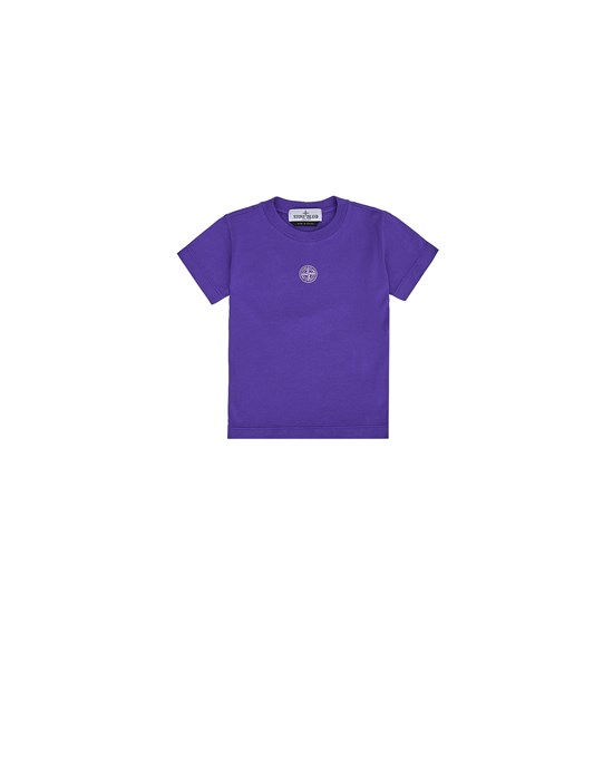  STONE ISLAND BABY 21071 반소매 티셔츠 남성 울트라마린 블루