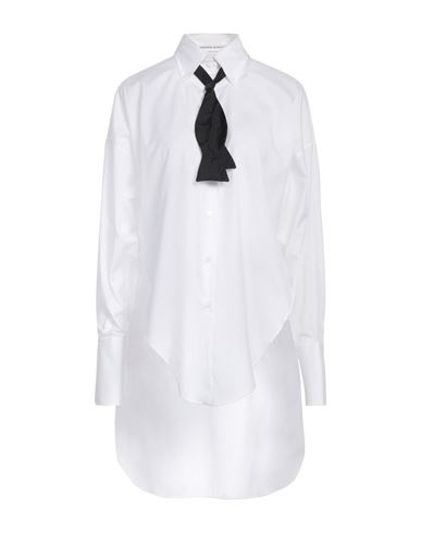 Ermanno Scervino Woman Shirt White Size 6 Cotton, Silk