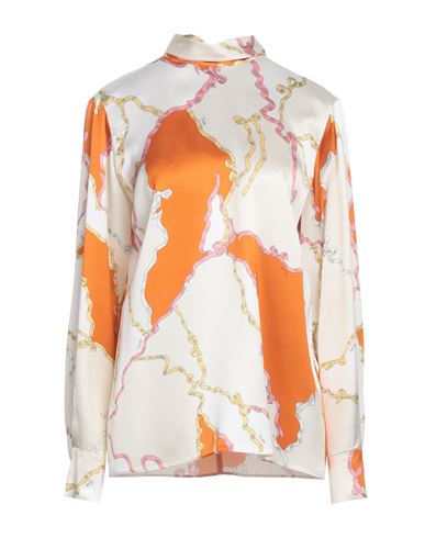 Shop Pucci Woman Top Ivory Size 6 Viscose In White