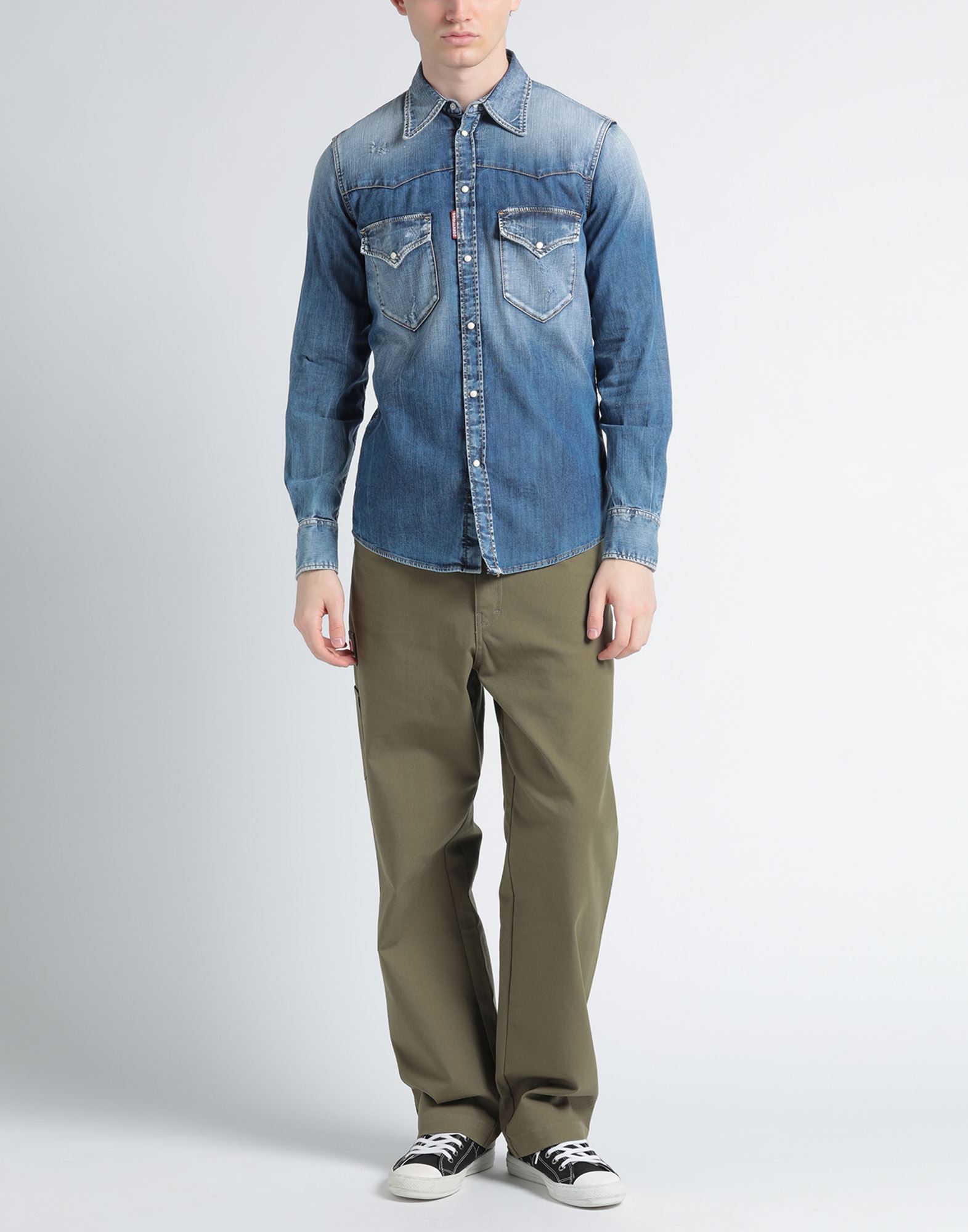  Dsquared2 - Camisetas Y Tops - Camisas Vaqueras - On Yoox.com 
