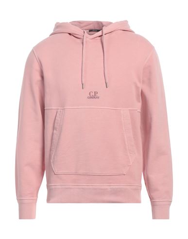 Shop C.p. Company C. P. Company Man Sweatshirt Pink Size 3xl Cotton