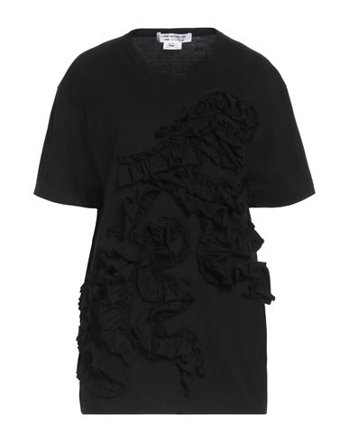 Comme Des Garçons Woman T-shirt Black Size S Cotton