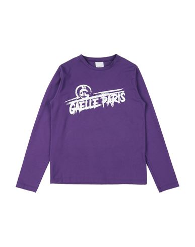 Shop Gaelle Paris Gaëlle Paris Toddler Girl T-shirt Purple Size 6 Cotton, Elastane