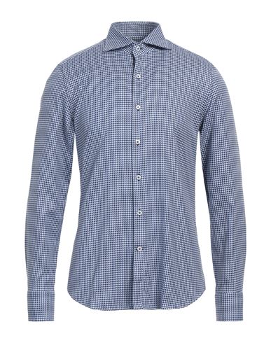 Shop Sonrisa Man Shirt Midnight Blue Size 17 Cotton