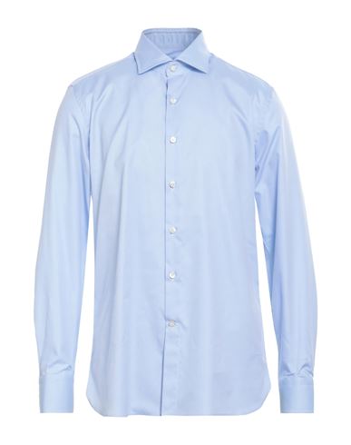 Sonrisa Man Shirt Sky Blue Size 17 Organic Cotton