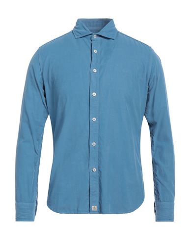 Shop Sonrisa Man Shirt Slate Blue Size 16 ½ Cotton