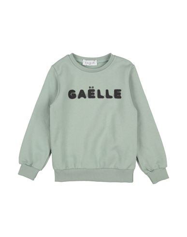 Gaelle Paris Gaëlle Paris Toddler Girl Sweatshirt Sage Green Size 6 Cotton In Sage Green
