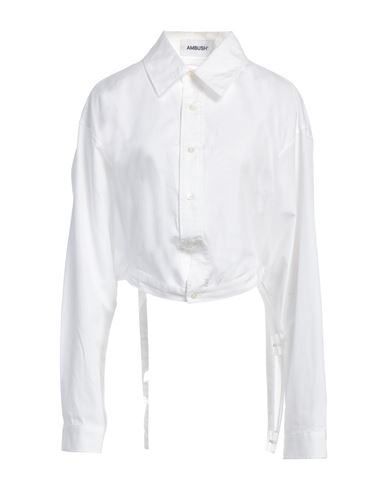 Ambush Woman Shirt White Size 4 Cotton In White