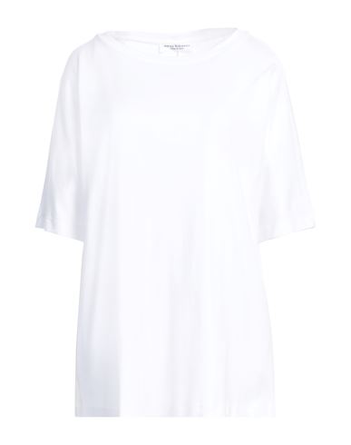Amina Rubinacci Woman T-shirt White Size 10 Cotton