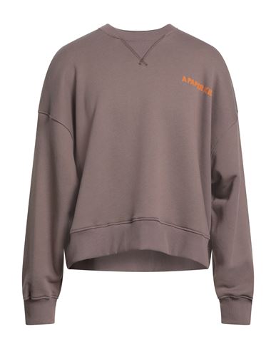 A Paper Kid Man Sweatshirt Khaki Size M Cotton In Brown