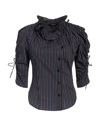 Isabel Marant Woman Shirt Midnight Blue Size 6 Cotton