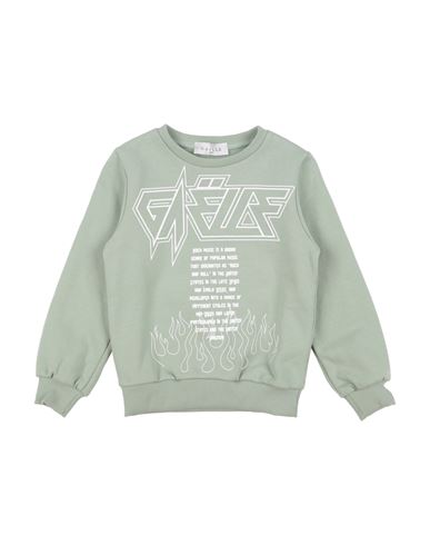 Gaelle Paris Gaëlle Paris Toddler Boy Sweatshirt Light Green Size 6 Cotton In Green