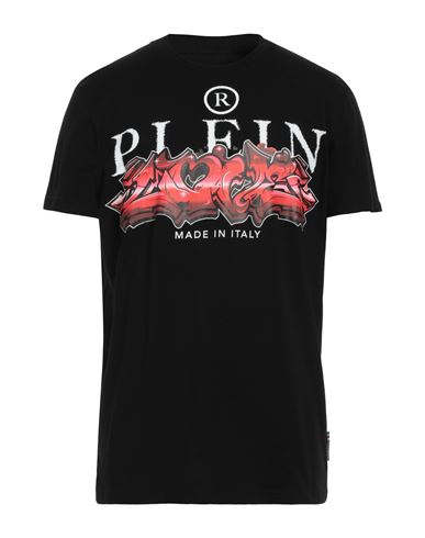 Philipp Plein Man T-shirt Black Size M Cotton