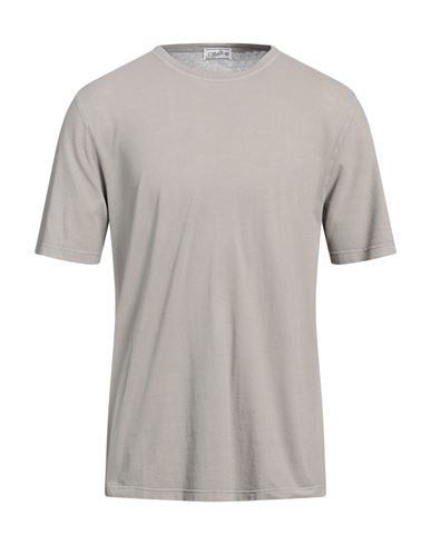 Shop S. Moritz Man T-shirt Dove Grey Size 44 Cotton