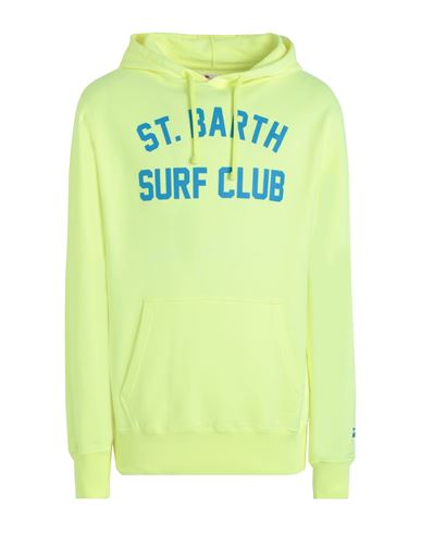 Mc2 Saint Barth Manhattan Man Sweatshirt Light Yellow Size L Cotton