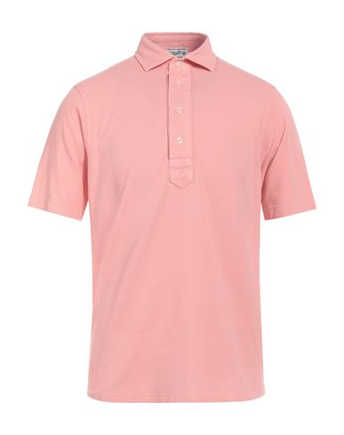 S. Moritz Man Polo Shirt Pink Size 42 Cotton