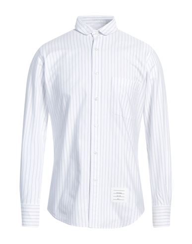 Shop Thom Browne Man Shirt White Size 4 Cotton