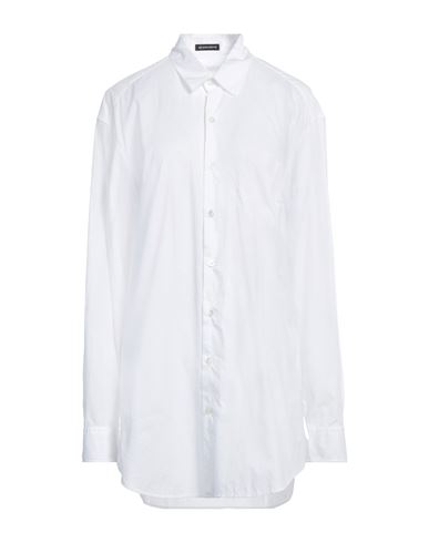 Shop Ann Demeulemeester Woman Shirt White Size 10 Cotton