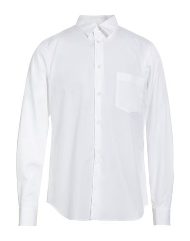 Comme Des Garçons Man Shirt White Size L Cotton, Polyester