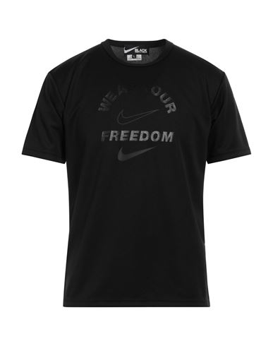 Nike Man T-shirt Black Size L Polyester
