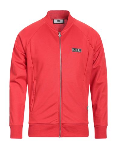 Shop Balr. Man Sweatshirt Red Size Xl Polyester, Cotton
