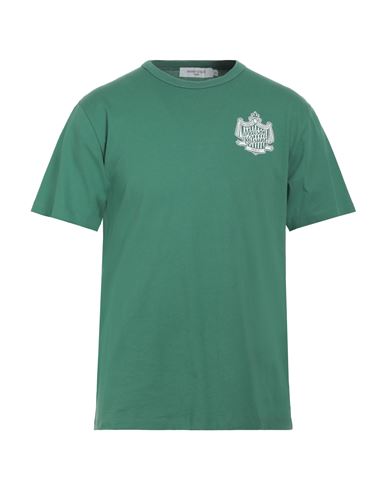 Shop Maison Kitsuné Man T-shirt Military Green Size L Cotton