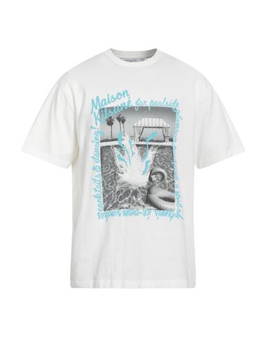 Shop Kitsuné Man T-shirt Off White Size Xxl Cotton