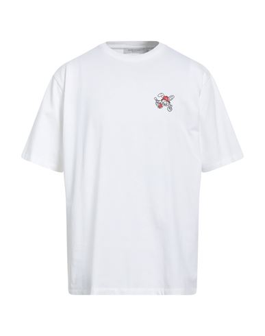 Shop Kitsuné Maison  Man T-shirt White Size L Cotton