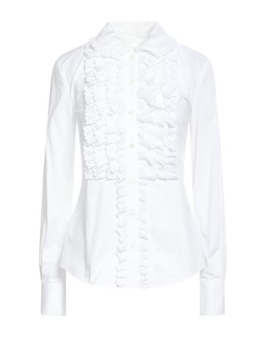 Dolce & Gabbana Woman Shirt White Size 8 Cotton, Elastane