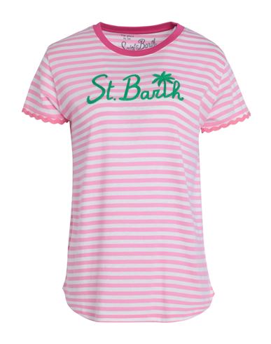 Mc2 Saint Barth Dana Woman T-shirt Pink Size M Cotton