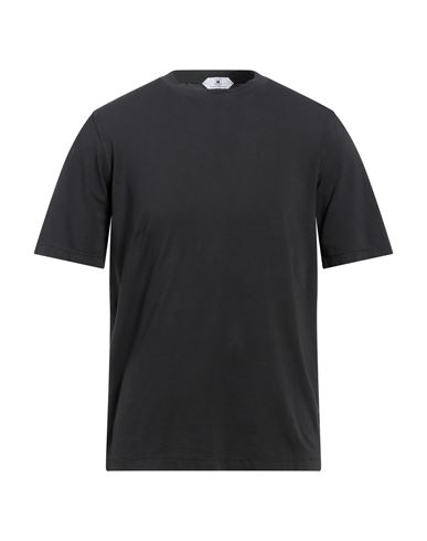 Kired Man T-shirt Black Size 44 Cotton, Elastane